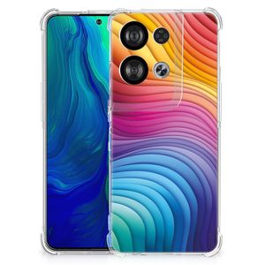 Shockproof Case voor OPPO Reno8 Regenboog