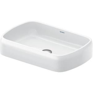 Duravit Qatego opzetwastafel rechthoekig 60x40x13cm hoogglans wit 2384602079