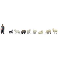 NOCH 35740 N Schapen en herder figuren Geverfd, Staand, Zittend NOCH 35740 N Schapen en herder figuren Geverfd, Staand, Zittend
