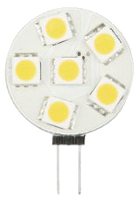 Led G4 Steeklamp 1,2 Watt - 10-30 Volt - 3000K - Dimbaar