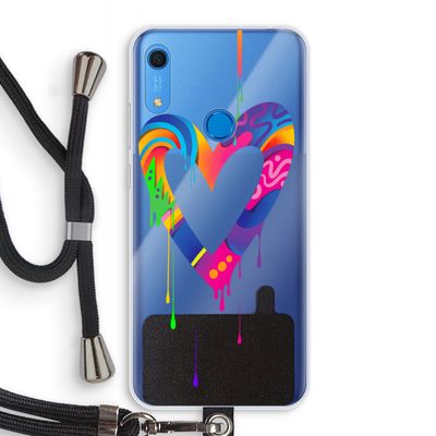 Melts My Heart: Huawei Y6s Transparant Hoesje met koord