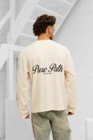Pure Path Essence Of Life Longsleeve T-Shirt Heren Beige - Maat M - Kleur: Beige | Soccerfanshop