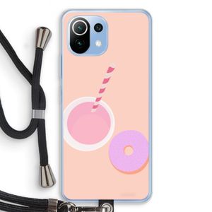 Donut: Xiaomi Mi 11 Lite Transparant Hoesje met koord