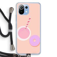 Donut: Xiaomi Mi 11 Lite Transparant Hoesje met koord
