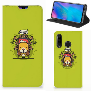 Huawei P30 Lite New Edition Magnet Case Doggy Biscuit