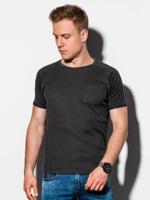 Ombre - heren T-shirt zwart - S1182