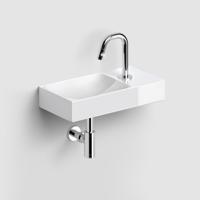 Fonteinset Clou Vale Incl. Toebehoren 7x38 cm Glanzend Wit Clou