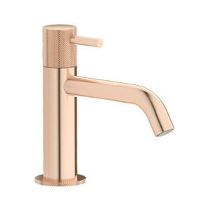 Plieger Roma 1-gats toiletkraan met vaste uitloop geborsteld rose goud ID458 BRUSHED ROSE