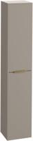 Saqu Lima hoge kast met messing greep 35x32x180cm mat greige