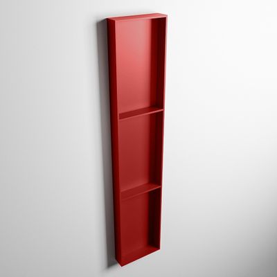 MONDIAZ EASY Nis 149,5x29,5cm in solid surface kleur Fire | Fire. 3 vakken geschikt voor in- of opbouw
