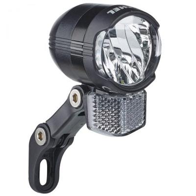 Buchel shiny 80 led koplamp naafdynamo 80 lux aan/uit met standlicht