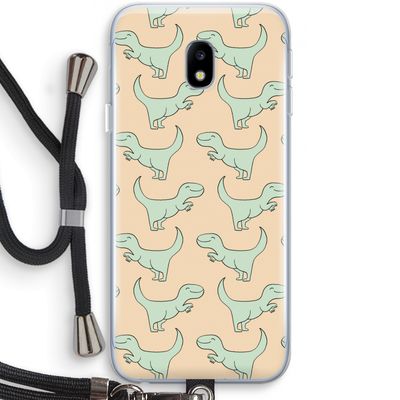 Dinos: Samsung Galaxy J3 (2017) Transparant Hoesje met koord