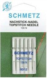 Schmetz Topstitch Naalden Dikte 80 - 1 x 5 Naalden op kaart