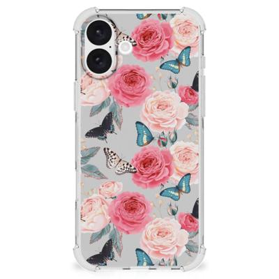 iPhone 16 Plus Case Butterfly Roses iPhone 16 Plus Case Butterfly Roses