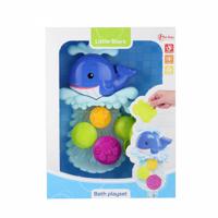 Toi-Toys badspeelset met zuignap blauw - thumbnail