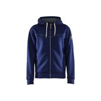Blåkläder 4933 Hoodie met rits gevoerd marineblauw - maat L