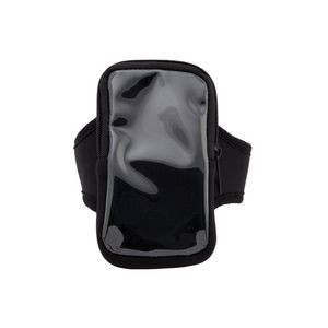 Voordelige smartphone sport armband zwart