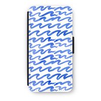 Blauwe golven: iPhone 8 Plus Flip Hoesje