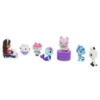 Gabby's Dollhouse Gabby's Poppenhuis - Speelfigurenset - met Gabby, 6 katjes en 1 poppenhuispakketje - thumbnail