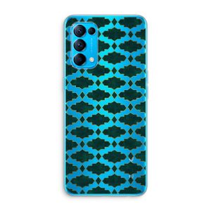 Moroccan tiles: Oppo Find X3 Lite Transparant Hoesje