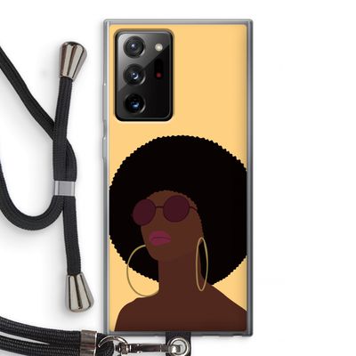 Golden hour: Samsung Galaxy Note 20 Ultra / Note 20 Ultra 5G Transparant Hoesje met koord