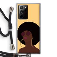 Golden hour: Samsung Galaxy Note 20 Ultra / Note 20 Ultra 5G Transparant Hoesje met koord
