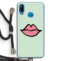 Kusje: Huawei P20 Lite Transparant Hoesje met koord