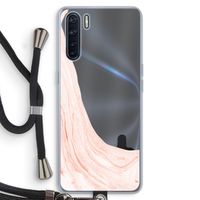 Peach bath: Oppo A91 Transparant Hoesje met koord