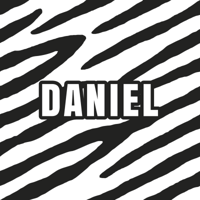 Gepersonaliseerd zebrapatroon Vinyl tapijt met naam