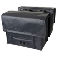 FastRider Cargo Tarpaulin MIK dubbele fietstas (Kleur: grijs) - thumbnail