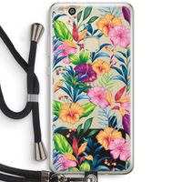 Tropisch 2: Huawei Ascend P10 Lite Transparant Hoesje met koord