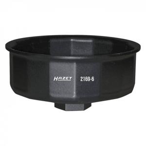 Hazet 2169-6 OLIEFILTERSLEUTEL 12,5 MM (1/2) S86 MM