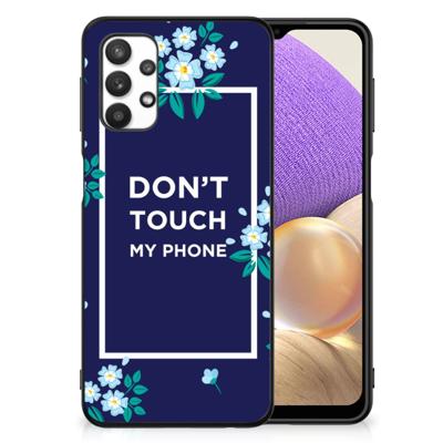 Samsung Galaxy A32 5G | Telefoon Hoesje | Flowers Blue DTMP