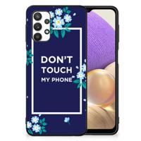 Samsung Galaxy A32 5G | Telefoon Hoesje | Flowers Blue DTMP