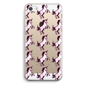 Musketon Unicorn: iPhone 5 / 5S / SE Transparant Hoesje