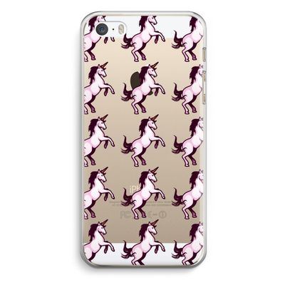 Musketon Unicorn: iPhone 5 / 5S / SE Transparant Hoesje