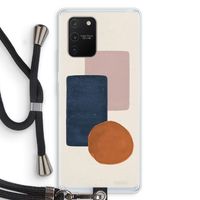 Geo #3: Samsung Galaxy S10 Lite Transparant Hoesje met koord