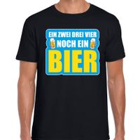 Apres-ski t-shirt wintersport Noch ein bier zwart voor heren Apres-ski t-shirt wintersport Noch ein bier zwart voor heren