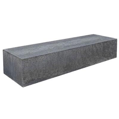 Zitelement Antraciet 200 x 60 x 40 cm - Gardenlux