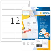 Herma 4228 Correctie-etiketten 97 x 42.3 mm Papier, mat Wit 300 stuk(s) Permanent hechtend Laser (zwart/wit), Kopiëren (zwart/wit), Laser (kleur), Kopiëren