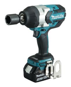 Makita DTW1001RTJ Accu-slagmoersleutel 18 V 5 Ah Incl. 2 accus, Incl. lader, Incl. koffer