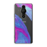 Zweverige regenboog: Sony Xperia Pro-I Transparant Hoesje