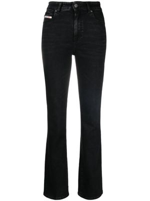 Diesel 2003 D-escription high waist bootcut jeans - Zwart