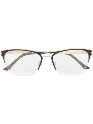 Cazal lunettes de vue à monture papillon - Or
