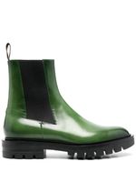 Santoni bottes à empiècements élastiqués - Vert - thumbnail