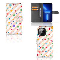 iPhone 13 Pro Telefoon Hoesje Dots - thumbnail