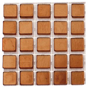 119x stuks mozaieken maken steentjes/tegels kleur brons 5 x 5 x 2 mm