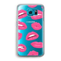 Bite my lip: Samsung Galaxy S6 Transparant Hoesje