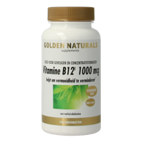Golden Naturals Vitamine B12 1000mcg vegan 240 Zuigtabletten