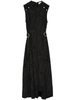 3.1 Phillip Lim robe en jacquard à design sans manches - Noir